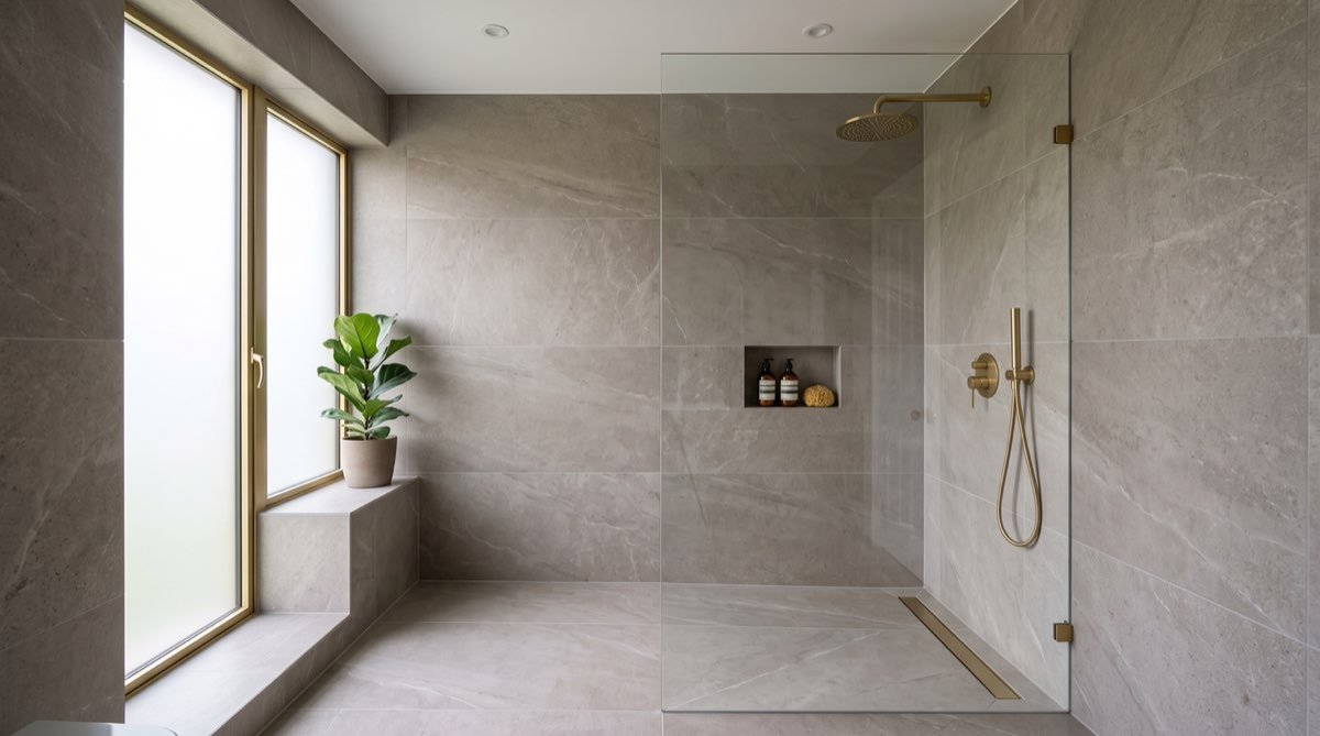 Bathroom refurbishment with waterproofing, tanking and fittings finished
