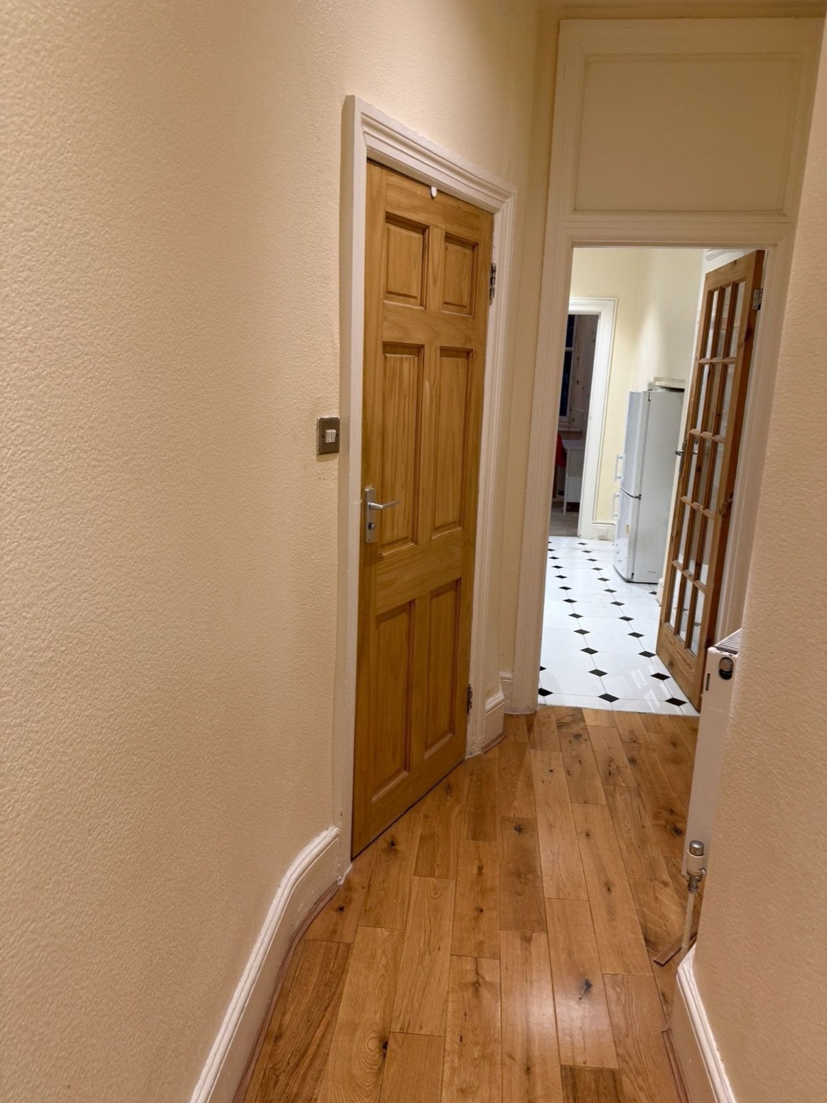 The original hallway before refurbishment