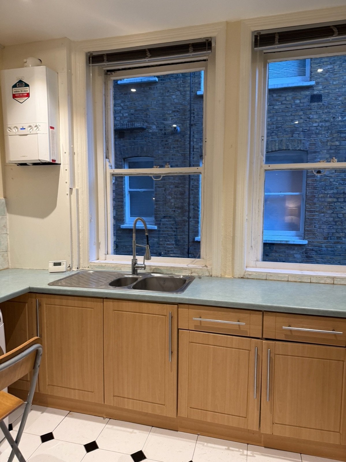 The original kitchen before the works