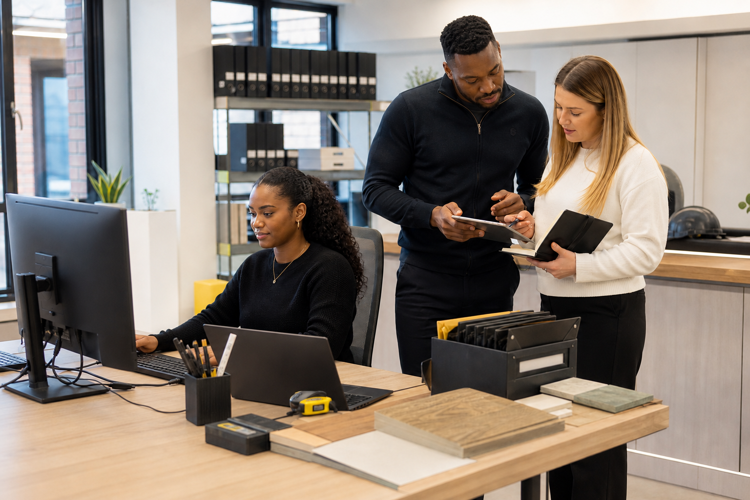 Project support and back-office services for construction firms