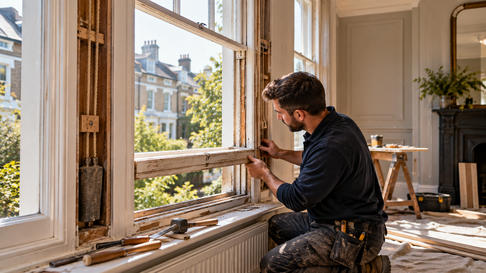 Sash Window Repair or Replacement? What to Consider During a London Refurbishment image 2